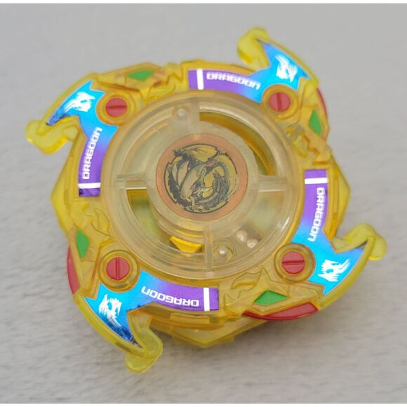 VTG 2002 Hasbro Yellow Dragoon F Electronic Beyblade V-Force Series - Picture 1 of 8